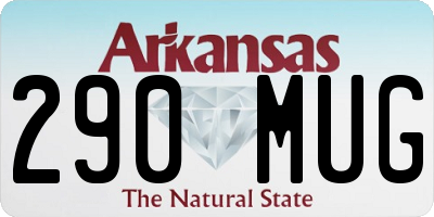 AR license plate 290MUG