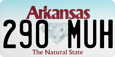 AR license plate 290MUH