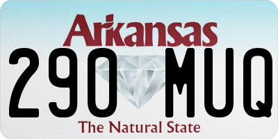 AR license plate 290MUQ