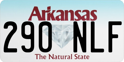 AR license plate 290NLF