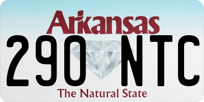 AR license plate 290NTC