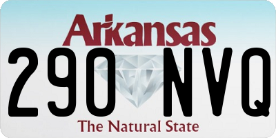 AR license plate 290NVQ