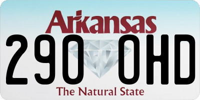 AR license plate 290OHD