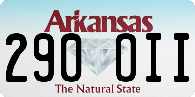 AR license plate 290OII