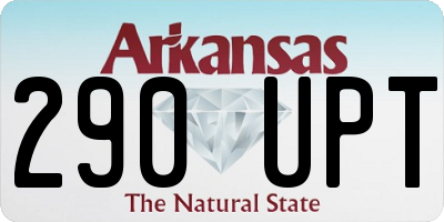 AR license plate 290UPT