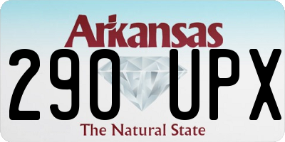 AR license plate 290UPX