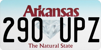 AR license plate 290UPZ