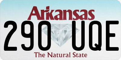 AR license plate 290UQE