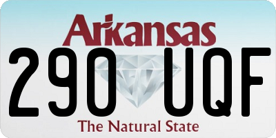 AR license plate 290UQF
