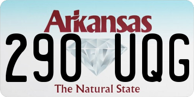 AR license plate 290UQG