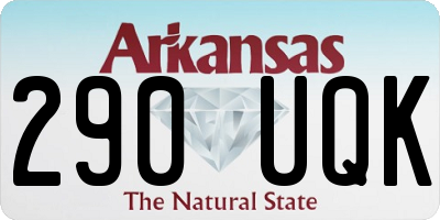 AR license plate 290UQK