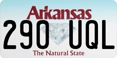AR license plate 290UQL