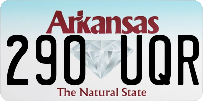 AR license plate 290UQR