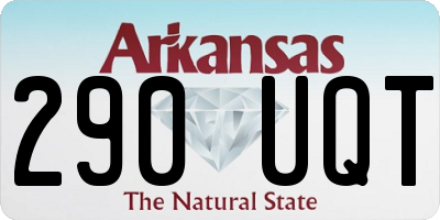 AR license plate 290UQT