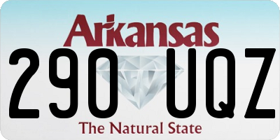 AR license plate 290UQZ