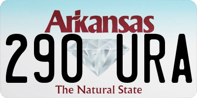 AR license plate 290URA
