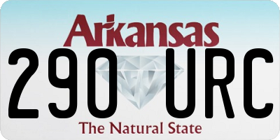 AR license plate 290URC