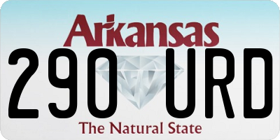 AR license plate 290URD