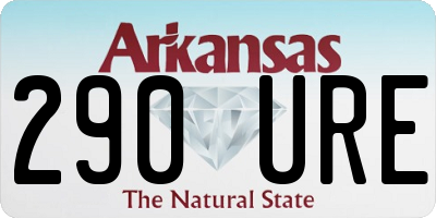 AR license plate 290URE