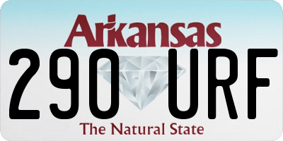 AR license plate 290URF