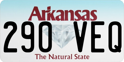AR license plate 290VEQ