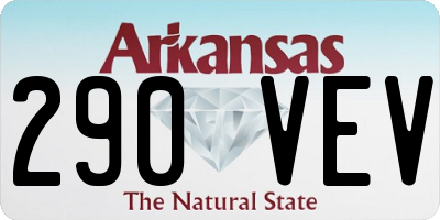 AR license plate 290VEV