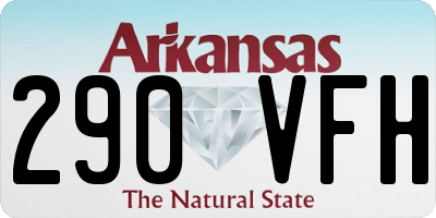 AR license plate 290VFH