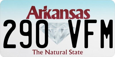 AR license plate 290VFM