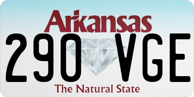 AR license plate 290VGE