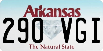 AR license plate 290VGI