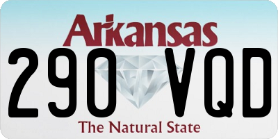 AR license plate 290VQD