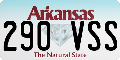 AR license plate 290VSS