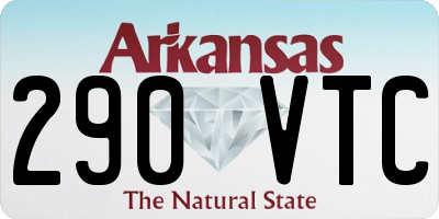 AR license plate 290VTC