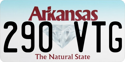 AR license plate 290VTG