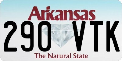 AR license plate 290VTK