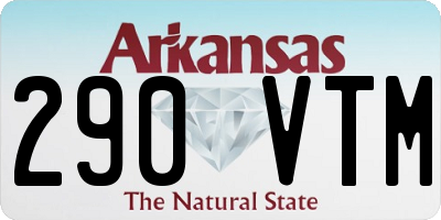 AR license plate 290VTM