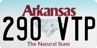 AR license plate 290VTP