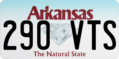 AR license plate 290VTS