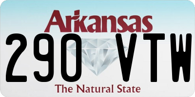 AR license plate 290VTW