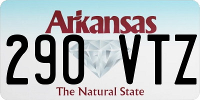AR license plate 290VTZ