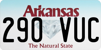 AR license plate 290VUC