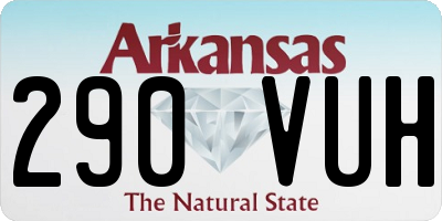 AR license plate 290VUH