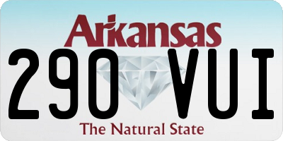 AR license plate 290VUI