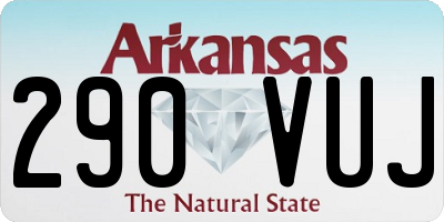 AR license plate 290VUJ