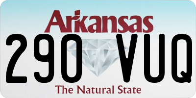 AR license plate 290VUQ