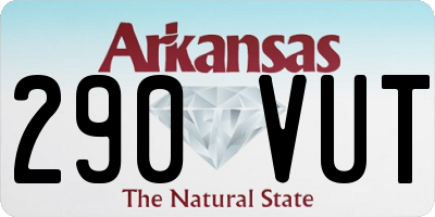 AR license plate 290VUT