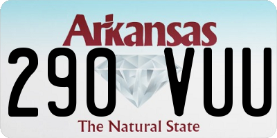 AR license plate 290VUU