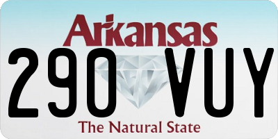 AR license plate 290VUY