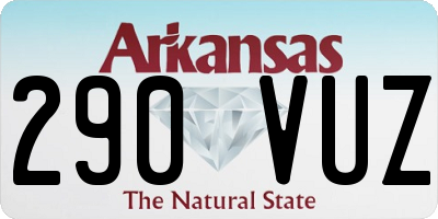 AR license plate 290VUZ