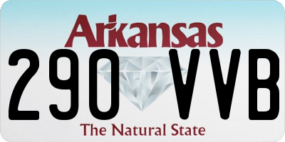 AR license plate 290VVB